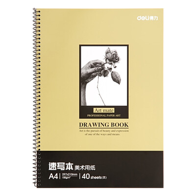 

Deli 7696 A4 student art paper sketches 40