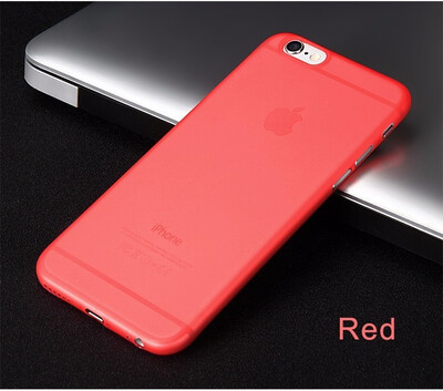 

1pcs Matte Transparent Ultra-thin Back Case For iPhone X 8 7 6 Protective Cover Skin Shell