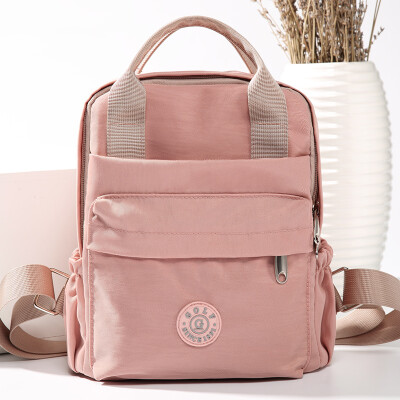 

Golf GOLF backpack female splash-proof nylon multi-function handbag female college wind backpack B7BV31931J pink