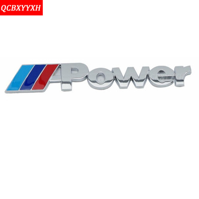 

Металл M POWER MPOWER Логотип Автомобиль Задний багажник Знак наклейки наклейки для BMW M3 M5 M6 F10 F30 Спортивные аксессуары