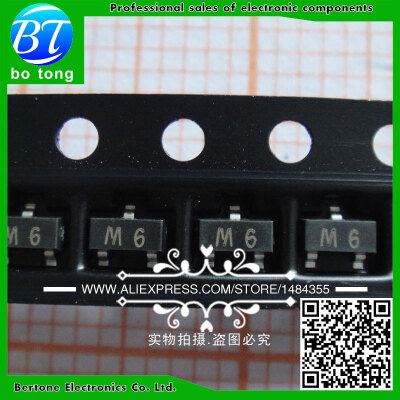 

Free Shipping 200PCS MMBT9015LT1G MMBT9015 S9015 Marking Code: M6 SOT-23 Transistors