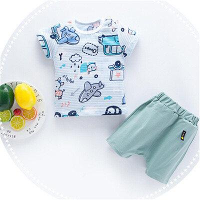 

Boy Clothing Sets Summer Boys Clothes Children Clothing T-shirtShorts Kids Clothes Toddler Boy Outfits Sport Suits