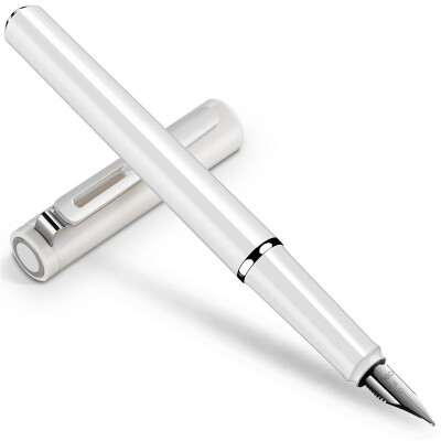 

DELI S668F Discoverer Series F Exposed Nib Fountain Pen Trendy White