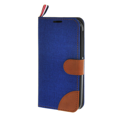 

MOONCASE Alcatel One Touch POP C7 , Leather Flip Card Holder Pouch Stand Back ЧЕХОЛ ДЛЯ Alcatel One Touch POP C7 Dark blue