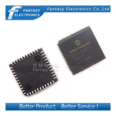 

2PCS PIC16F877-20I/L PLCC44 PIC16F877-20 PIC16F877 CMOS FLASH Microcontrollers new and original IC free shipping