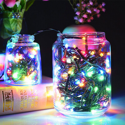 

Yuhuaze new solar waterproof decorative lights string romantic wish ball room string lights outdoor garden lights tea shop LED flashing lights