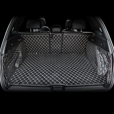 

Wufu Jinniu all surrounded by leather BMW 3 Series 3203183305 Series 520525530540X3X4X5X6X1 Car trunk mat tail mat Lingfeng series cool black