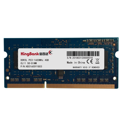 

KINGBANK DDR3L 1600 4GB notebook memory