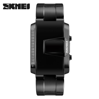 

Men Watch Super Cool LED Digital Time Day Waterproof Alloy WristWatch
