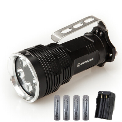 

SHANGLONG Outdoor strong light flashlight set Patrol Search Light Imported T6bulb 4000 Lumen 5gears light