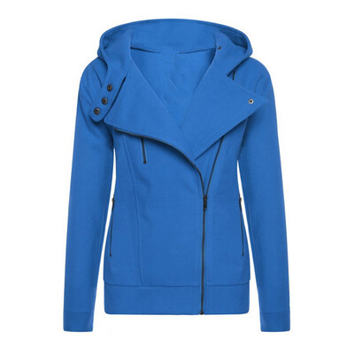

CT&HF Women Casual Cotton Zipper Hoodie Coat