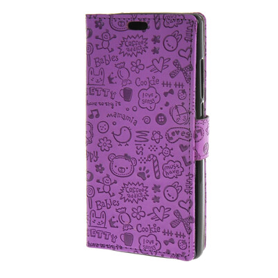 

MOONCASE чехол for 1+ OnePlus Two Флип кожаный бумажник чехол Карточка с Kickstand Дело Чехол Фиолетовый