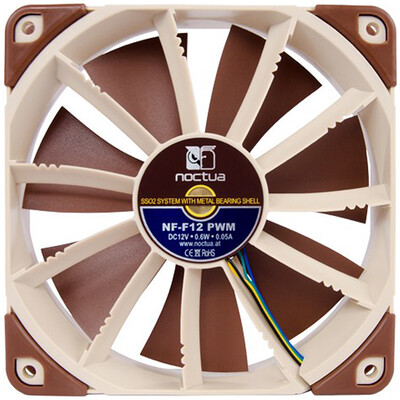 

Owl NOCTUA NF-F12 PWM 12cm fan intelligent temperature control 4 pin cold exhaust fan U12S fan