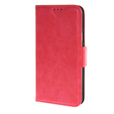 

MOONCASE Case for Samsung Galaxy E7 E700 Case Wallet Card Slot with Kickstand Flip Leather Back Case Cover Hot pink