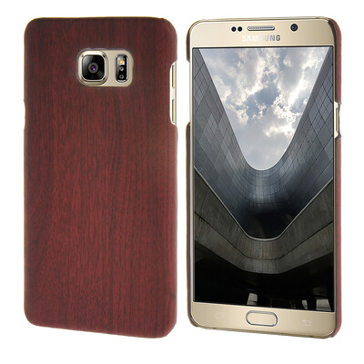 

MOONCASE чехол для Samsung Galaxy Note 5 Wood Skin Hard Rubber Back Cover Wood-Red