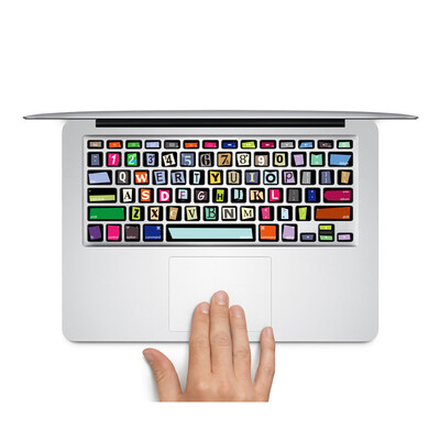 

GEEKID@ Macbook Air 13 keyboard decal sticker US style creative macbook pro retina 13 individual keys sticker skin Protector