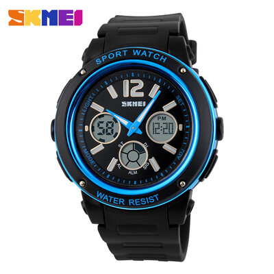 

SKMEI® Womens Three Time Zones Analog-Digital Rubber Band Sporty Wrist Watch Assorted Colors Cool Watches Unique Watches