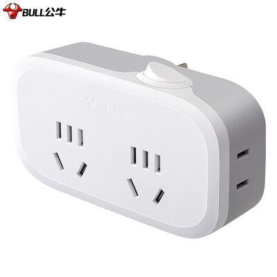 

Bull BULL GN-9330 one turn three socket conversion plug power converter 3 bit wireless conversion socket