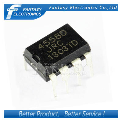 

20PCS NJM4558D DIP8 NJM4558 DIP JRC4558D JRC4558 new and original IC free shipping