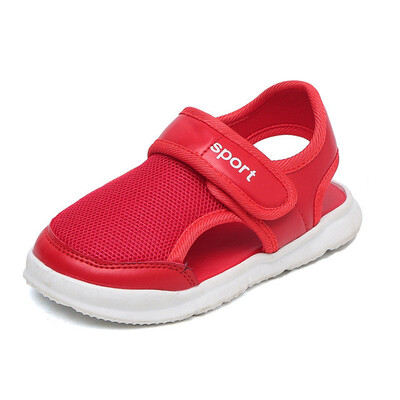 

Summer Children Shoes 2018 Boys Sport Sandals Fashion soild color Net Cloth Breathable Sandals Kids Toddler baby shoes