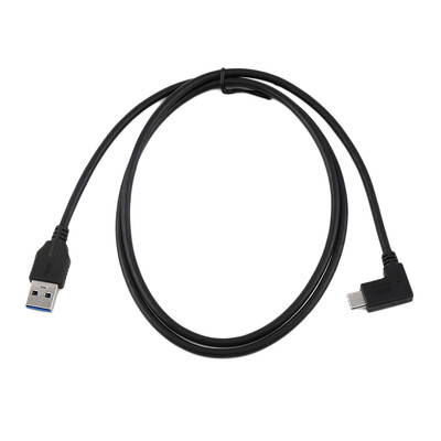 

90 Degree Right Angled USB 3.1 Type C Male USB-C to Type A Male Data Cable 1m