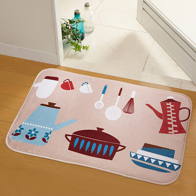 

Cozzylife mattresses home textiles can be washed thickened flannel non-slip absorbent mats mats kitchen music 45 120cm