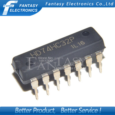 

100PCS HD74HC32P DIP14 HD74HC32 74HC32P DIP new and original IC free shipping