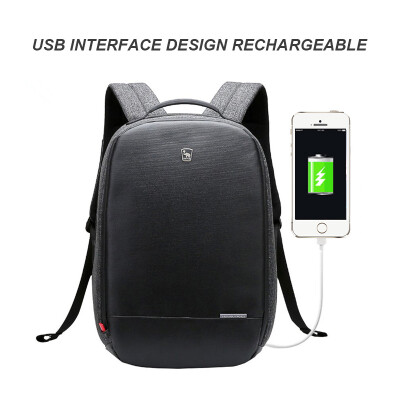 

OIWAS anti theft Сумка для ноутбука Backpack Водонепроницаемая с USB-зарядкой Бизнес-подростки Школьная сумка Travel OCB4338