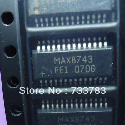 

5pcslot MAX8743EEI MAX8743 Dual High-Efficiency Step-Down Controller with High Impedance in Shutdown