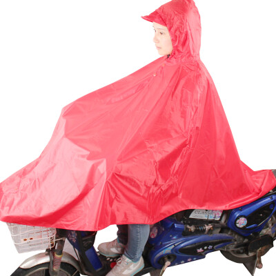 

[Jingdong Supermarket] Paradise umbrella bicycle battery car polyester silk raincoats Yubi are all red sauce N116