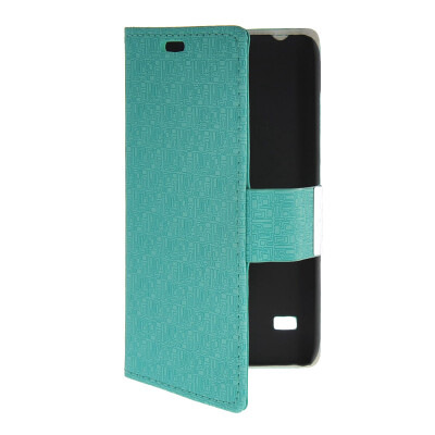 

MOONCASE Slim Leather Side Flip Wallet Card Slot Pouch with Kickstand Shell Back Case Cover for Huawei Ascend Y550 Mint Green