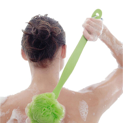 

Wen Hao long handle soft bath brush bath brush can be hung bathing bath ball bath back brush WX-W27