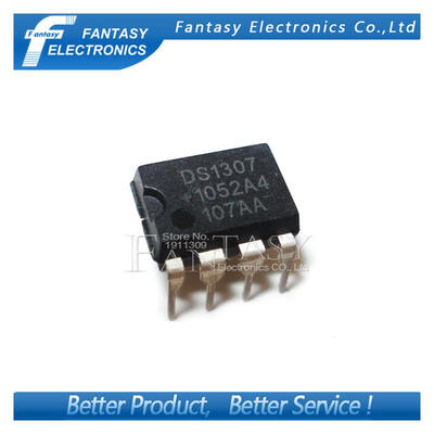 

10PCS DS1307 DIP8 DS1307N DIP new&original IC free shipping