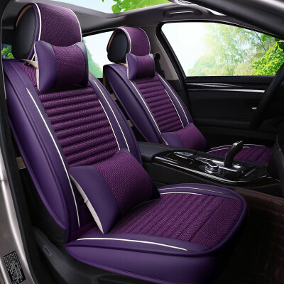 

BOLISH five four seasons GM car seat car seat cushion winter cushion imitation linen health all-inclusive car seat cover seat cushion business 01 luxury models romantic purple