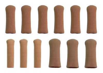

12 Pack Gel Toe Caps Втулка Замкнутый палец Пальцы Защитные пленки Трубы Рукава Чехлы Подушки Защитные обертки Сепараторы
