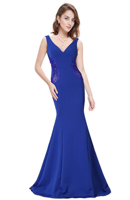 

Evening dress new drill fishtail Slim trailing performance banquet annual hosted dinner wedding long dress