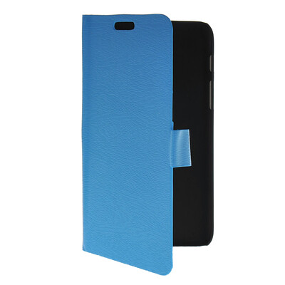 

MOONCASE Slim Leather Flip Wallet Card Pouch with Kickstand Shell Back ЧЕХОЛ ДЛЯ Samsung Galaxy Tab Q T2558 Blue