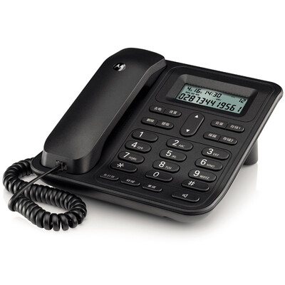 

Motorola CT434C CT420C fixed telephone cordless telephone landline caller ID-free battery hands-free dual-interface home office cable machine black