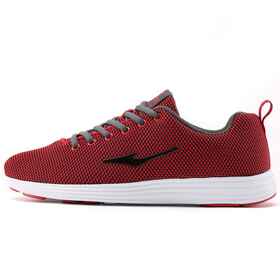 

Erke micro running shoes male knitted mesh cloth leisure running shoes 51115203167 Mars red 42 yards