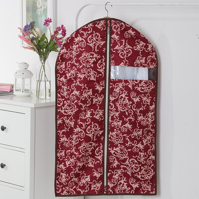 

Western SIVIN mirror flower red  suit cover coat cover dust cover dust cover clothing cover suit cover washable 3 pieces