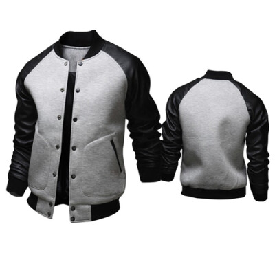 

Zogaa New Fashion Mens Jacket Slim Baseball Jacket Big Pocket