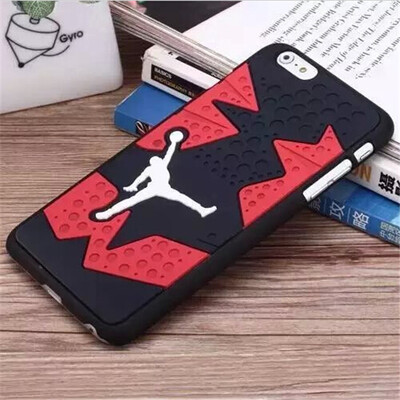 

мити 3D - иордания чистка единственного пвх резиновые дело для iPhone 6s плюс jumpman 15 телефоны обложки для iphone6 плюс 5,5 дюйма