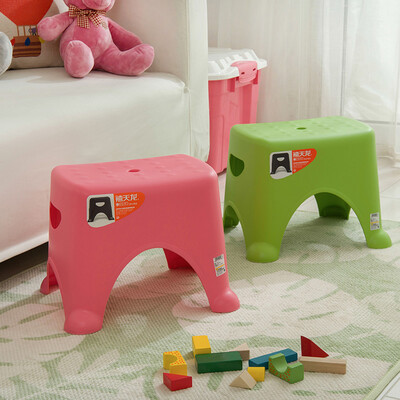 

Citylong childrens plasticstool thickened casual stool can be stacked seat simple dining chair change shoe bench random delivery 2069