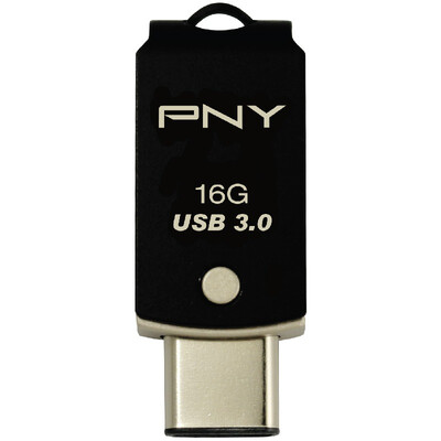 

PNY OU6 64G USB30 fashion gold ring mobile phone computer dual purpose storage disk