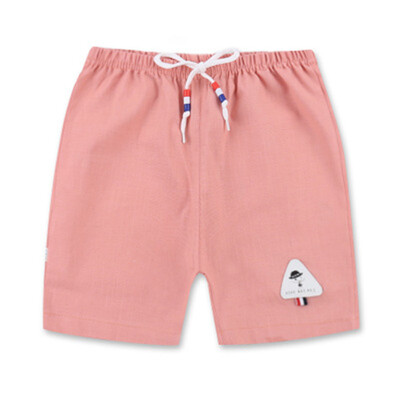 

18 childrens summer cotton&linen five points out of the boys&girls short beach pants baby pants