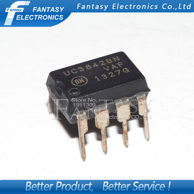 

10PCS UC3842BN DIP8 UC3842B UC3842 DIP new and original IC free shipping