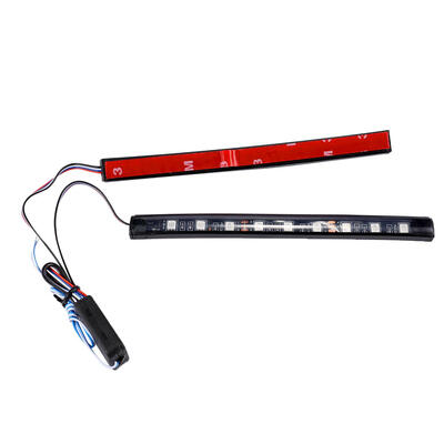 

1PC 12V Multicolor Strobe LED Light Strip Tail Light Fit For Motorcycle ATV Moped Scooter Snowmobile Cars SUVs Vans Trucks