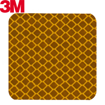 

3M reflective stickers universal safety warning scratched stickers bicycle electric safety warning car stickers square 55cm 10 fluorescent yellow green
