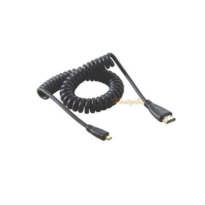 

Мужчина HDMI к HDMI Мужской Micro M / M весна Кабельный разъем для 1080P 4K UHD HDTV PC