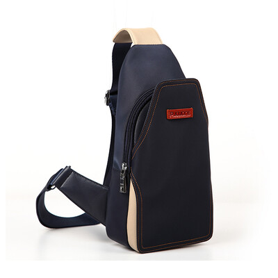 

PKoune® Hot Sale Nylon Chest Back Pack Outdoor Hiking Sport Crossbody Shoulder Bag Men Black Blue Messenger Bag For Men